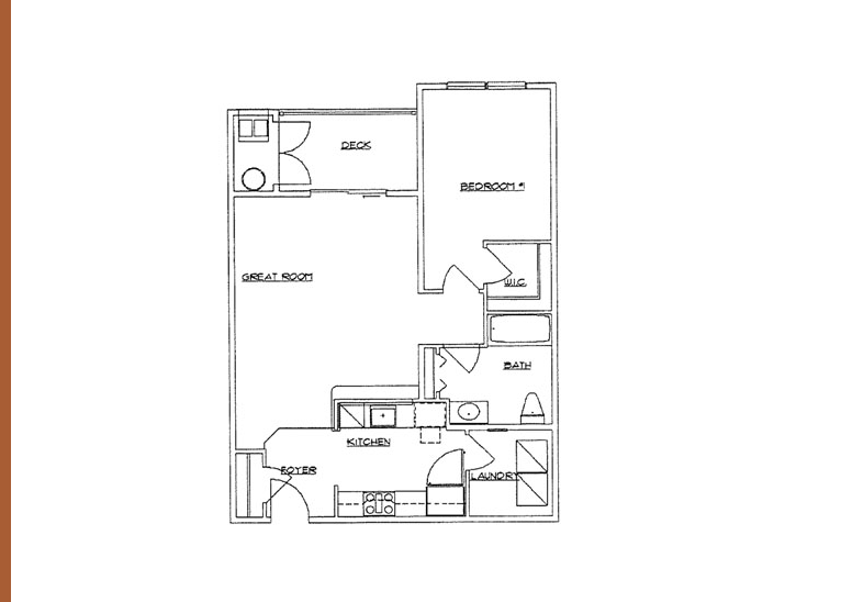 1A floor plan diagram